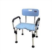 鋁合金有扶手可拆卸洗澡椅