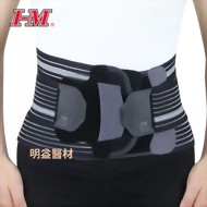 I-M 愛民 軀幹裝具 WB-677 灰紋透氣軟背架(黑/灰) 護具 WB677