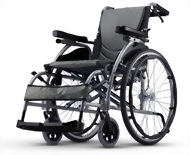 KARMA康揚鋁合金手動輪椅(大輪)舒弧106(KM-1501.3)