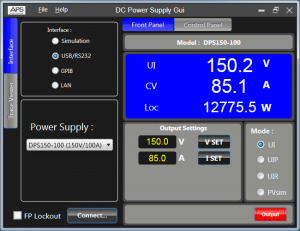 直流電源 GUI 軟體可程式設計直流電源供應控制軟體 DC Power GUI Software 2