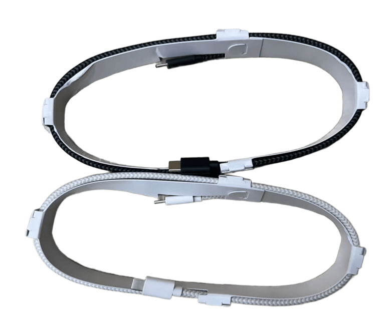 Type C to Type C 2.0 PD100WP Black & Gray White Cable Length 2M With E-MARK