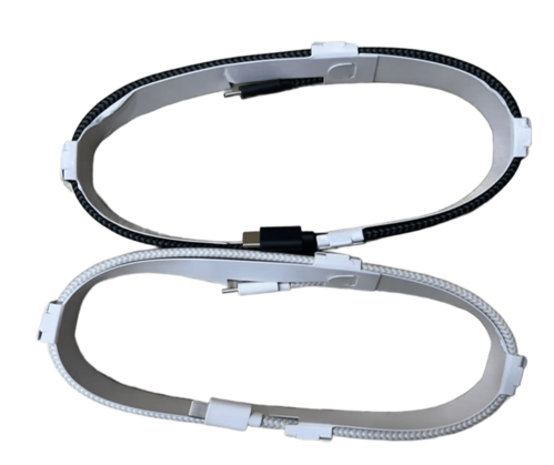 Type C to Type C 2.0 PD100WP Black & Gray White Cable Length 2M With E-MARK