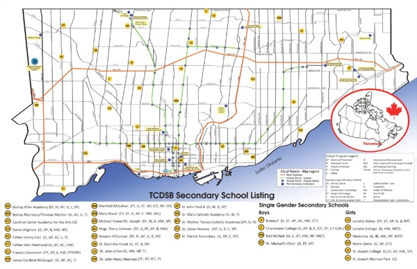 天主教教育局學區(TCDSB)