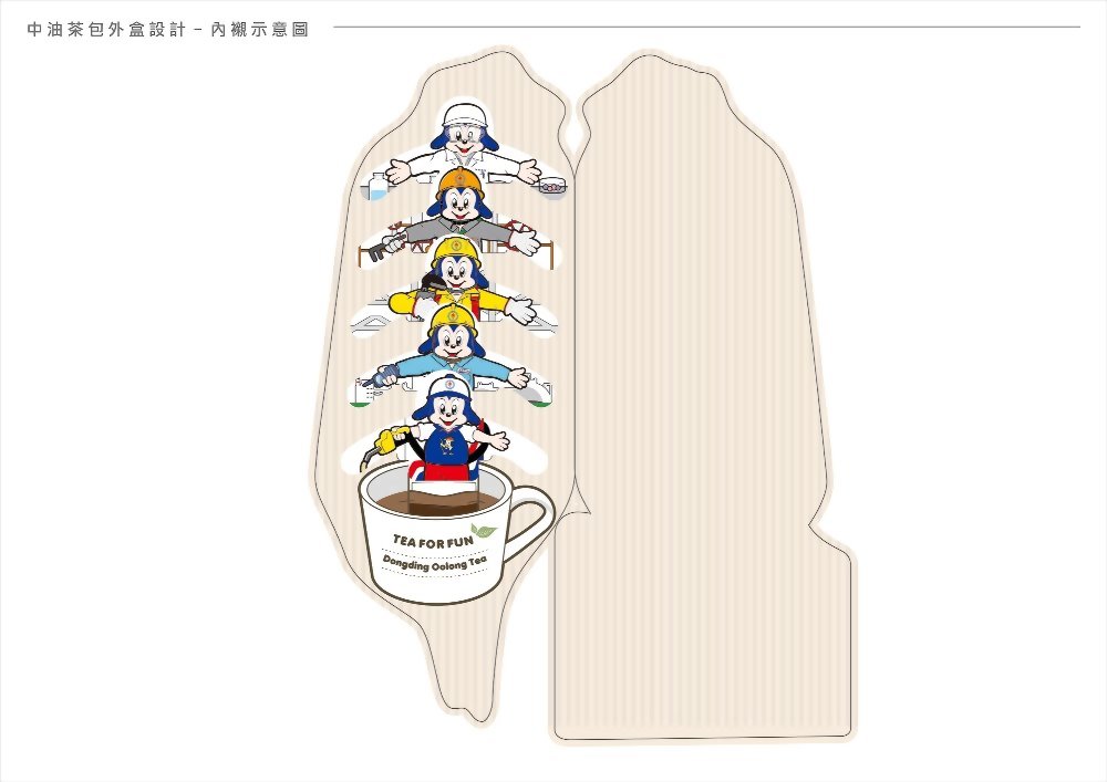 吉祥物設計-中油客製化茶包設計 8
