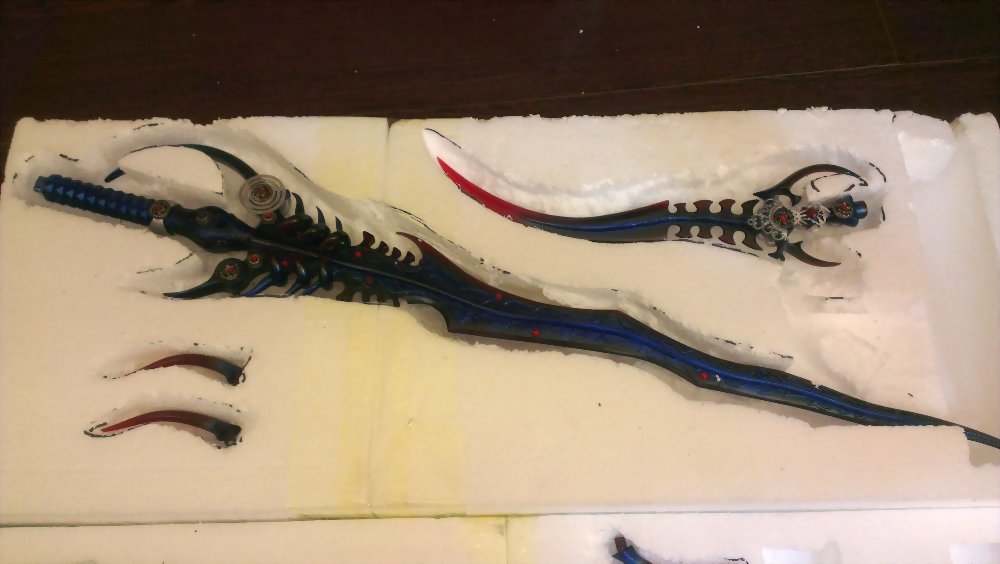 thunderbolt puppet show-two swords model :       句芒双剑