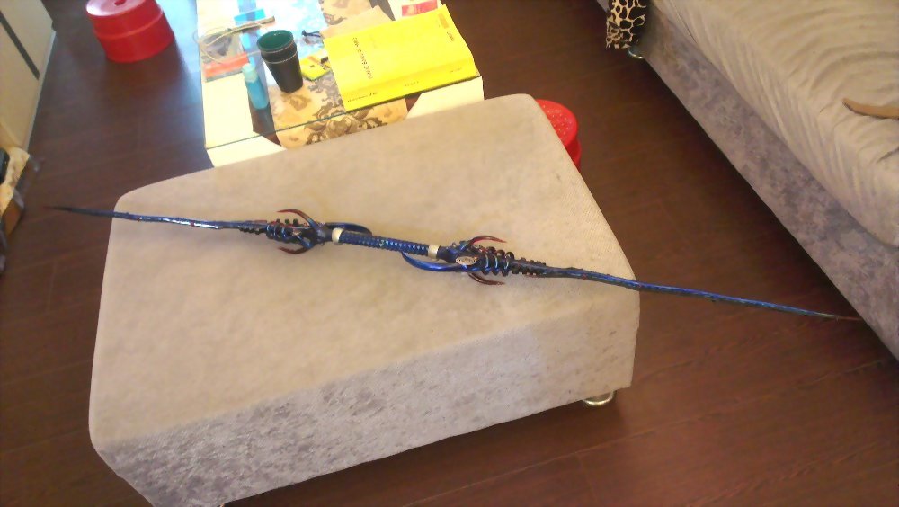 thunderbolt puppet show-two swords model :       句芒双剑