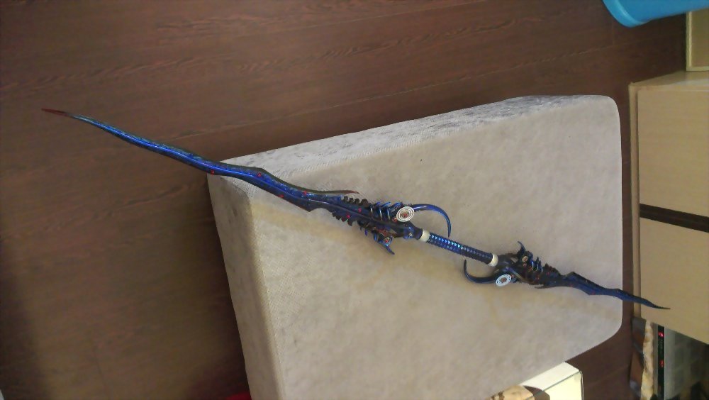 thunderbolt puppet show-two swords model :       句芒双剑