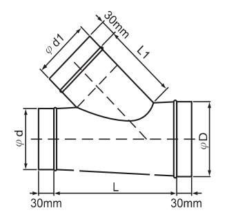 R-T6 大小斜三通