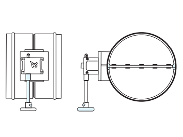 VD4 Single-axis dual-blade type AUM Damper