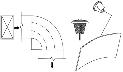 彎型順風片扣夾 2