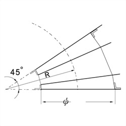 45°彎頭(3 GORE) 3