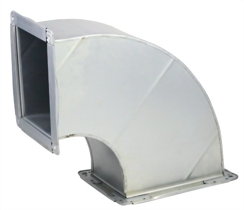 90DC 90° size head elbow pipe