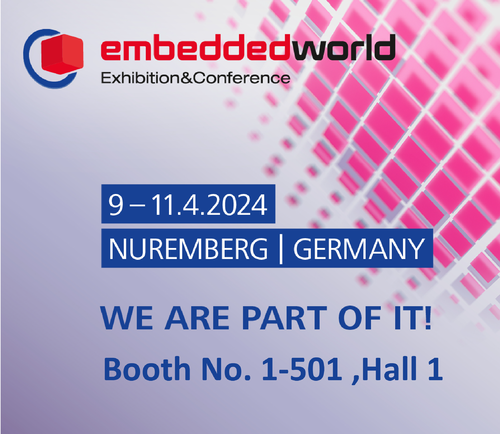 Welcome to visit Jet One at 2024 Embedded World (Jet One Booth:Hall 1/1-501) Welcome to visit Jet One at 2024 Embedded World (Jet One Booth:Hall 1/1-501)
