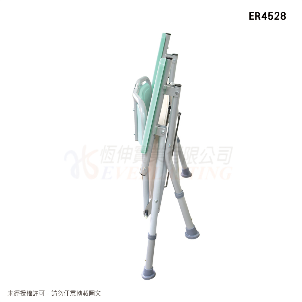 便盆椅 鋁合金可收合型