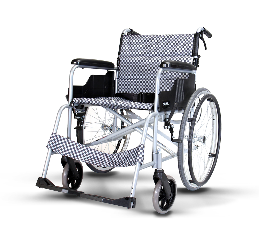 一般輪椅 鋁合金經濟背折型