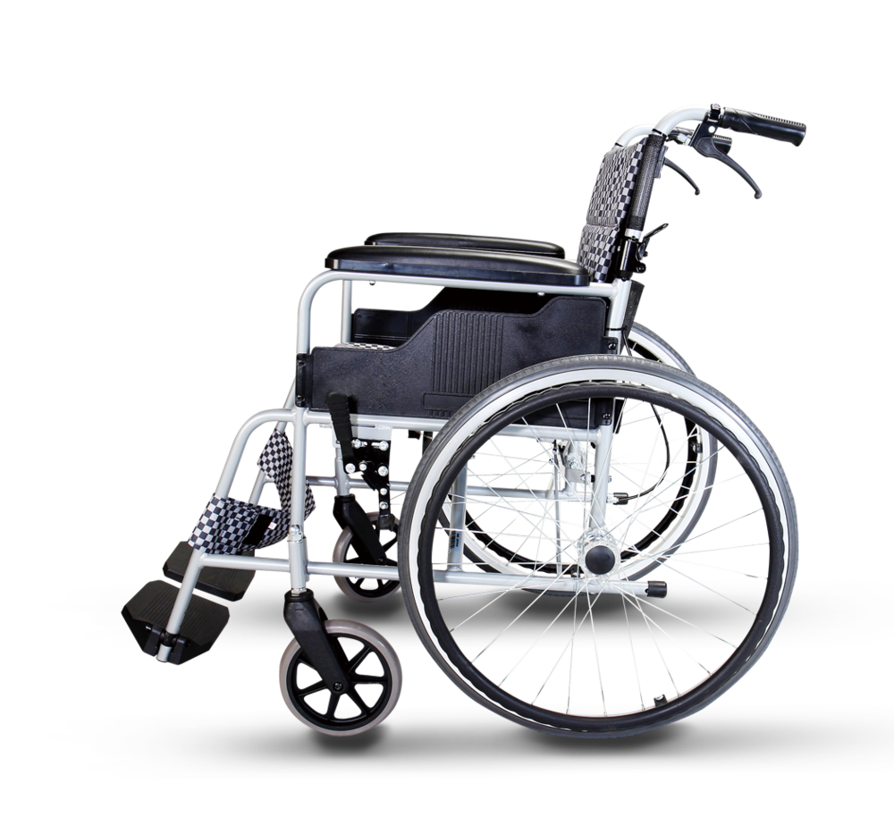 一般輪椅 鋁合金經濟背折型