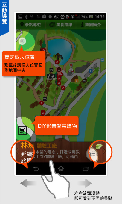 林班道園區互動導覽