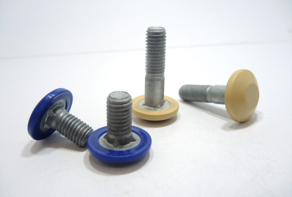 Silo bolts with four fin