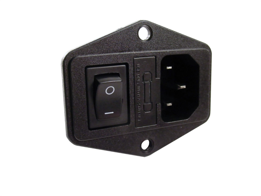 AC socket+portafusible+interruptor (SWJR101-1FR)
