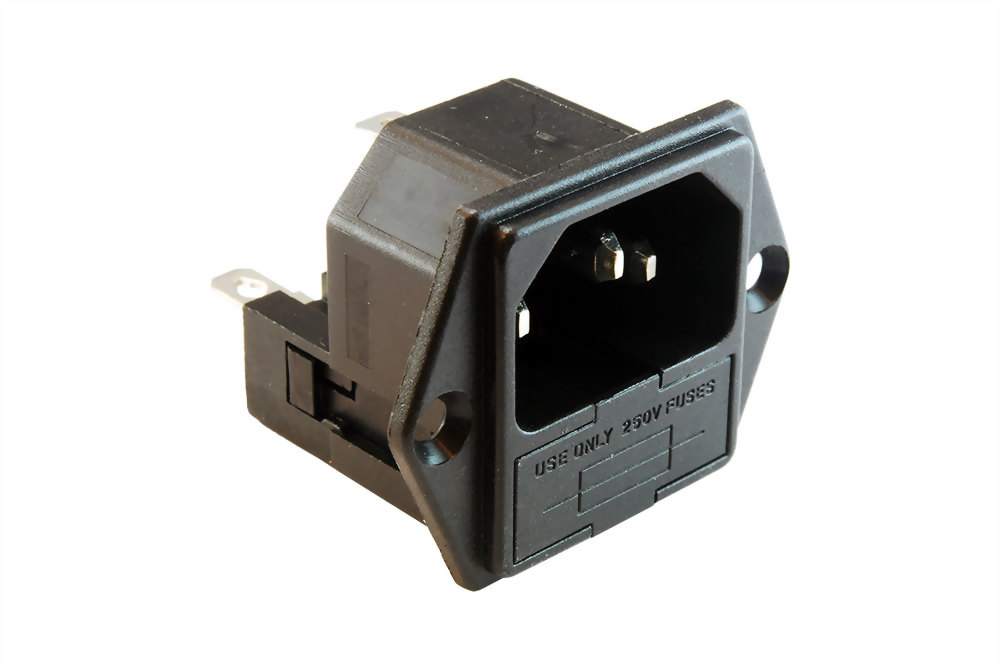AC SOCKET+FUSE HOLDER (SWRF-2004D)