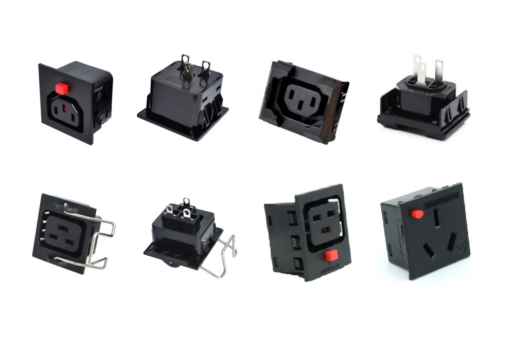 Locking AC Socket