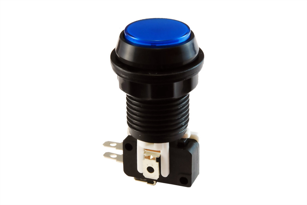 INTERRUPTOR DE BOTÓN DE PULSADOR ILUMINADO (SBLC-DP-BK-A)