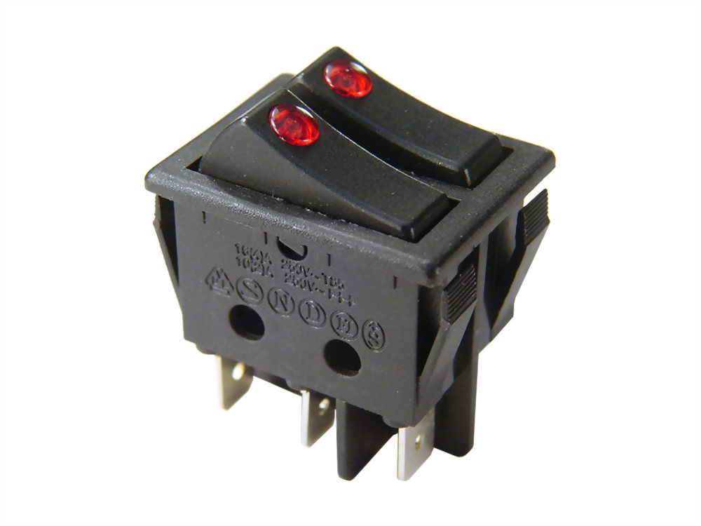 ROCKER SWITCH (SR210-2CRC-BB)