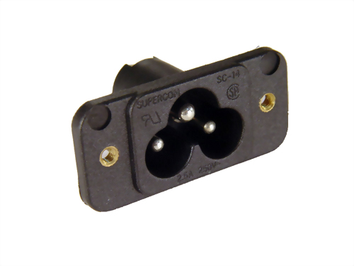 IEC 60320 C6 插座-INLETS-C6 (SWR-307-B00)