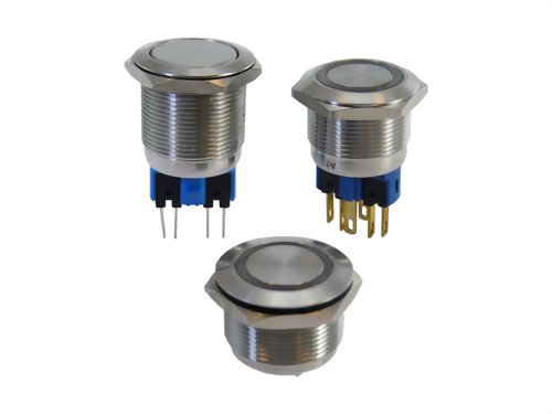 Металлическая кнопка включения (ип65 / ип67) (SQN22 series)