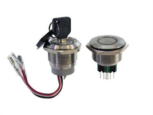 Металлическая кнопка включения ( ип65 / ип67 ) (SQN30 series)