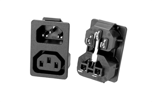 IEC C13+C14 INLETS+OUTLETS