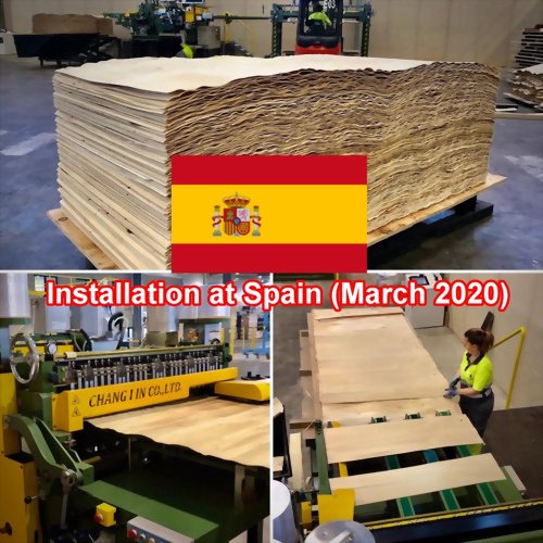 Veneer Composer (Veneer Core Builder) Installation at Spain - March 2020
