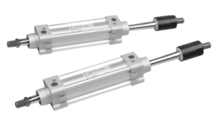 ISO-6431/VDMA Double rod, Double acting, Non tie-rod cylinder w/ adjustable stroke AMD
