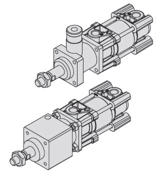 Standard type, Single rod, Double acting, ISO 15552 Cylinder ACPH