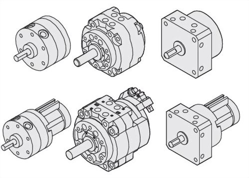 Rotary cylinder (vane style)JTM Series