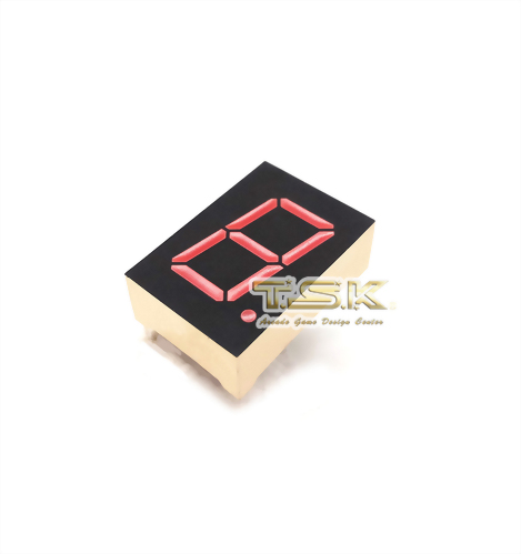 0.8" Single Digit Red Led Display