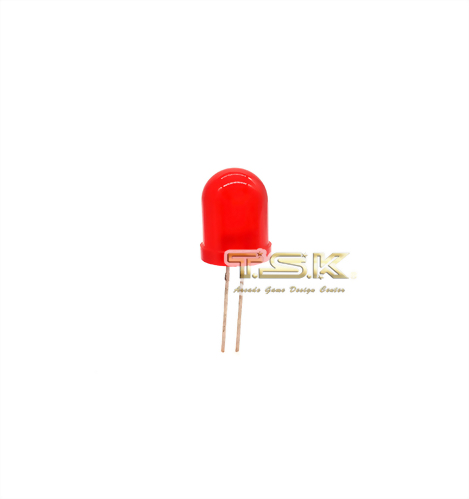 F8 Round LED Lamp Red