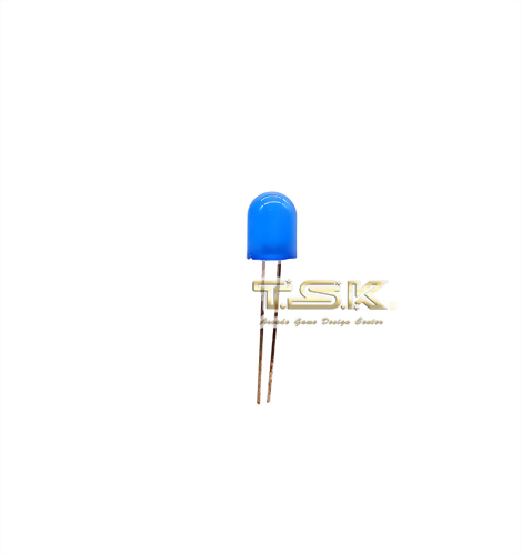 F8 Round LED Lamp Blue