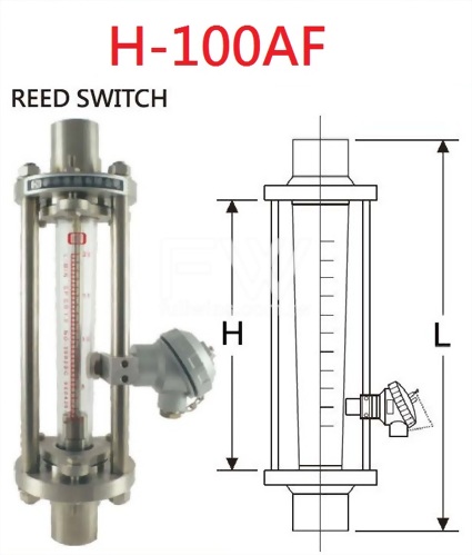 Variable Area Type Flow Meter with Thread/Clamp Connection