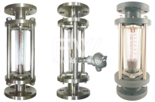 透明管面積式流量計-法蘭接續 流體底進上出