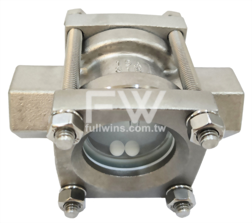 玻璃板視流器 牙口式(浮球)