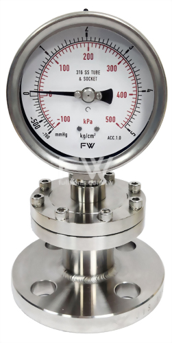 Diaphragm Seal with Double Flange Connection