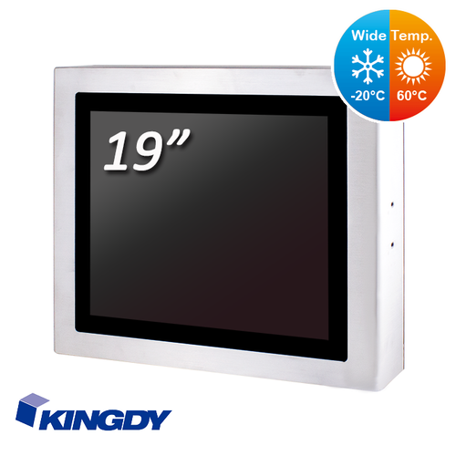 Wide Temp 19" Full IP65 Touch IPC ( DC in 12V ~ 24V )