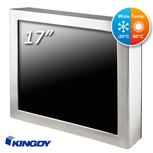 Wide Temp 17" Full IP65 Touch IPC ( DC in 12V ~ 24V)