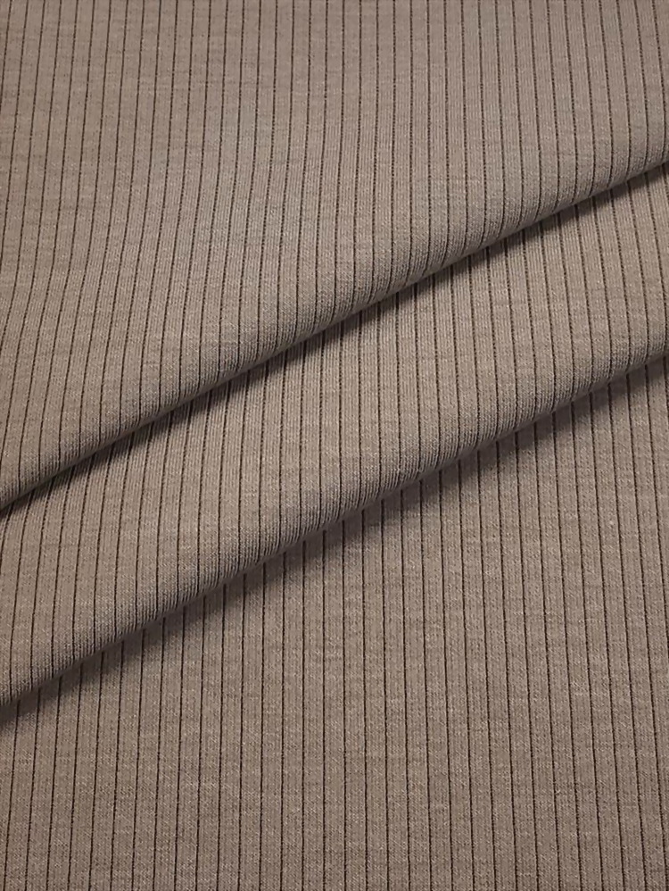 Polyester  / Rayon / Spandex    Double Rib