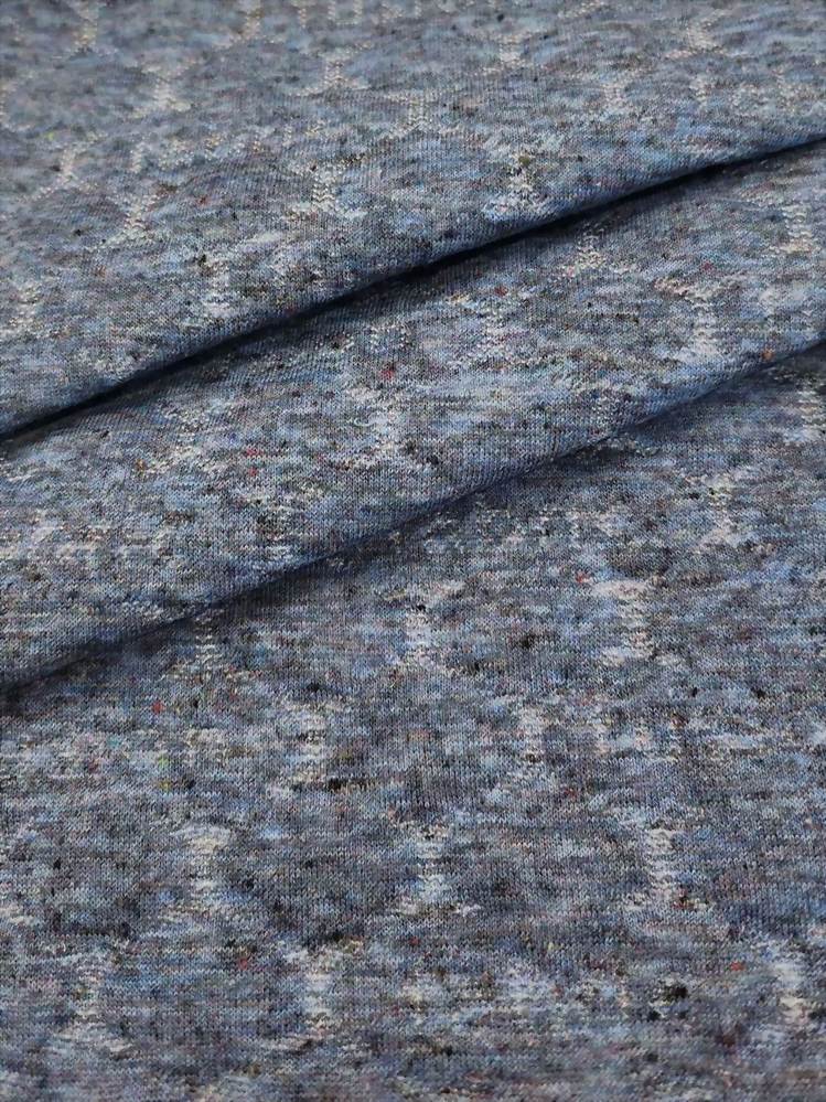 Recycled  Polyester(Yarn Dye heather)  / Spandex   Jacquard