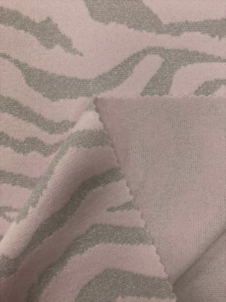 Polyester  & Metallic(Lurex) & Nylon & Spandex  Yarn Dye Double Knits