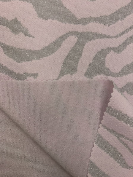 Polyester  & Metallic(Lurex) & Nylon & Spandex  Yarn Dye Double Knits