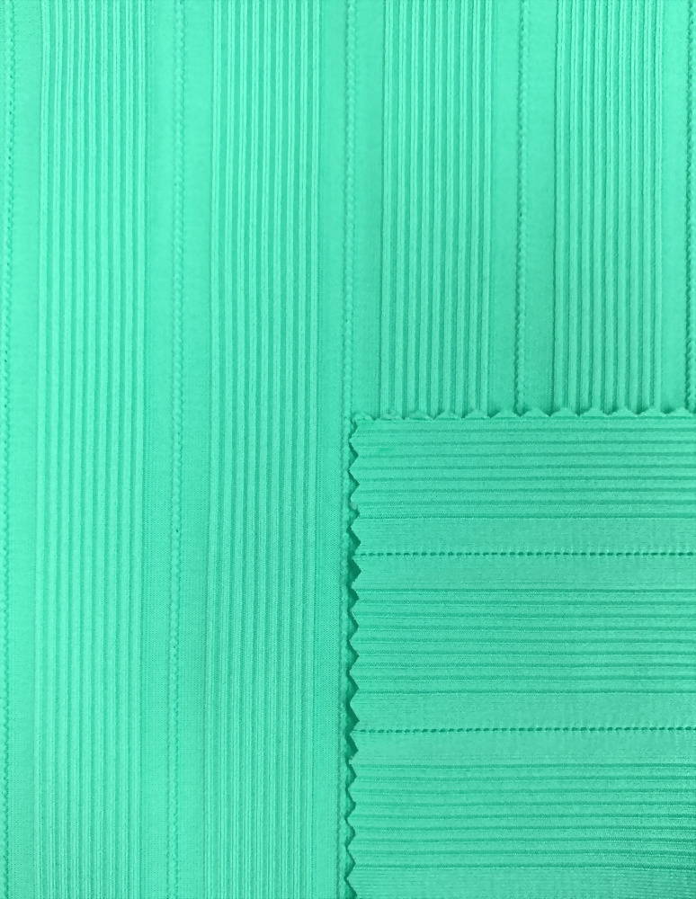 nylon/spandex rib