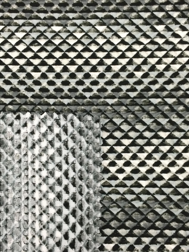 T/Spx Printed mesh Jacquard